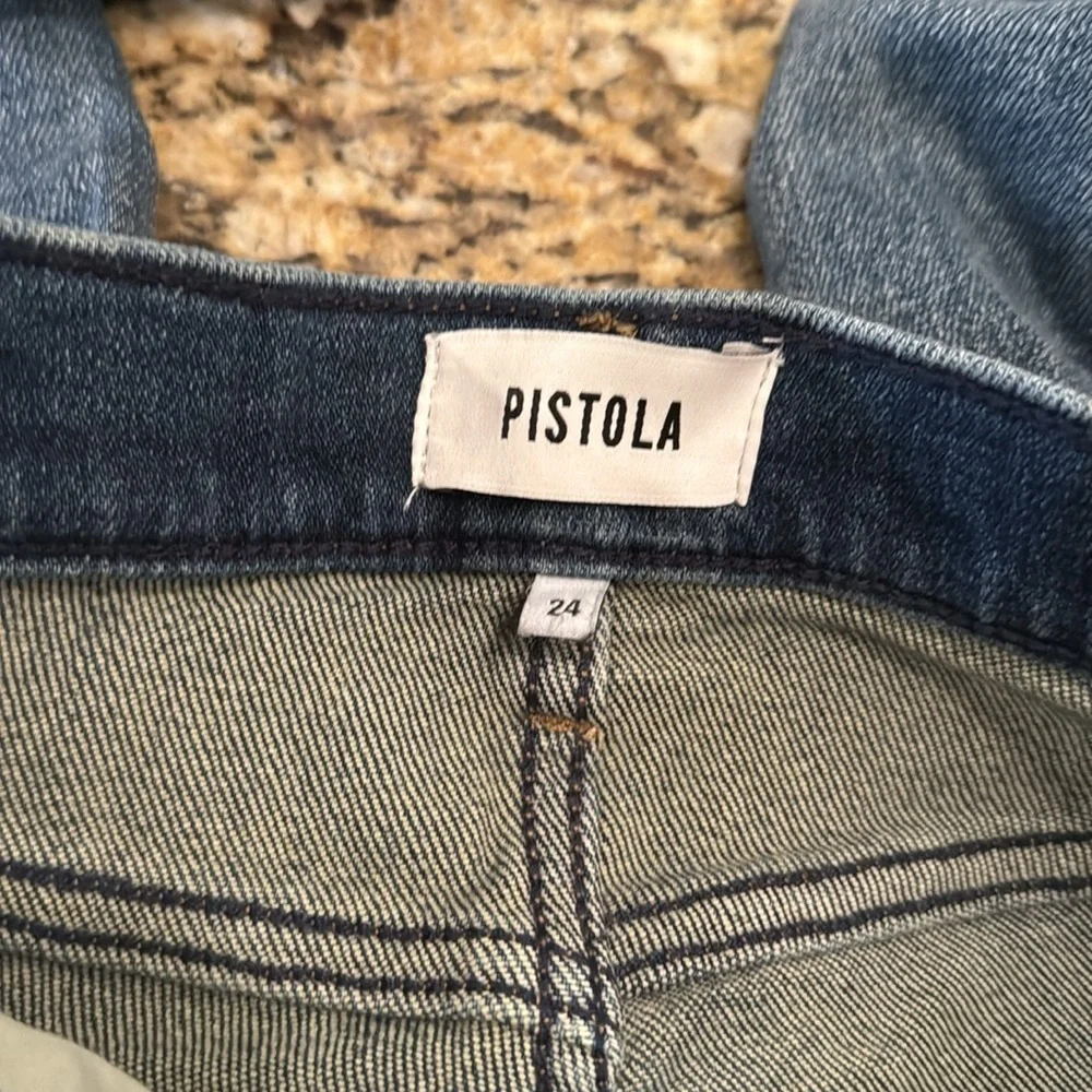 PISTOLA MADI HIGH RISE MODERN SLIM JEAN BLUE - 00 - Picture 8 of 8